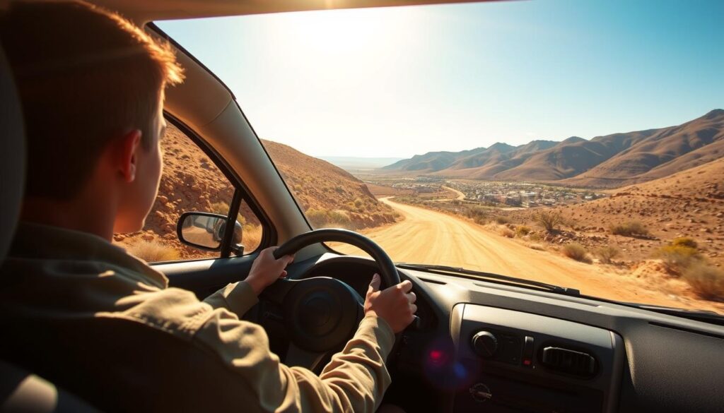 learning to drive in South Africa